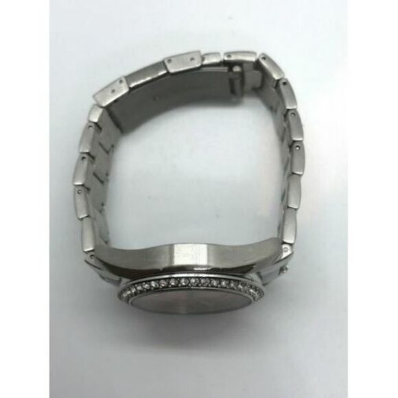 Fossil ES3203 Women's Watch Stainless Steel Bracelet Silver Crystal 38mm D62 - Picture 5 of 9